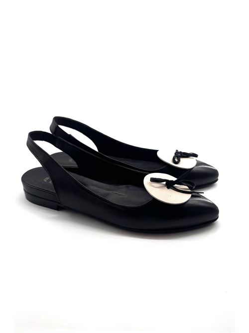 Slingback donna con accessorio in pelle IL LACCIO | ATENE15NAPPANERO/ICE